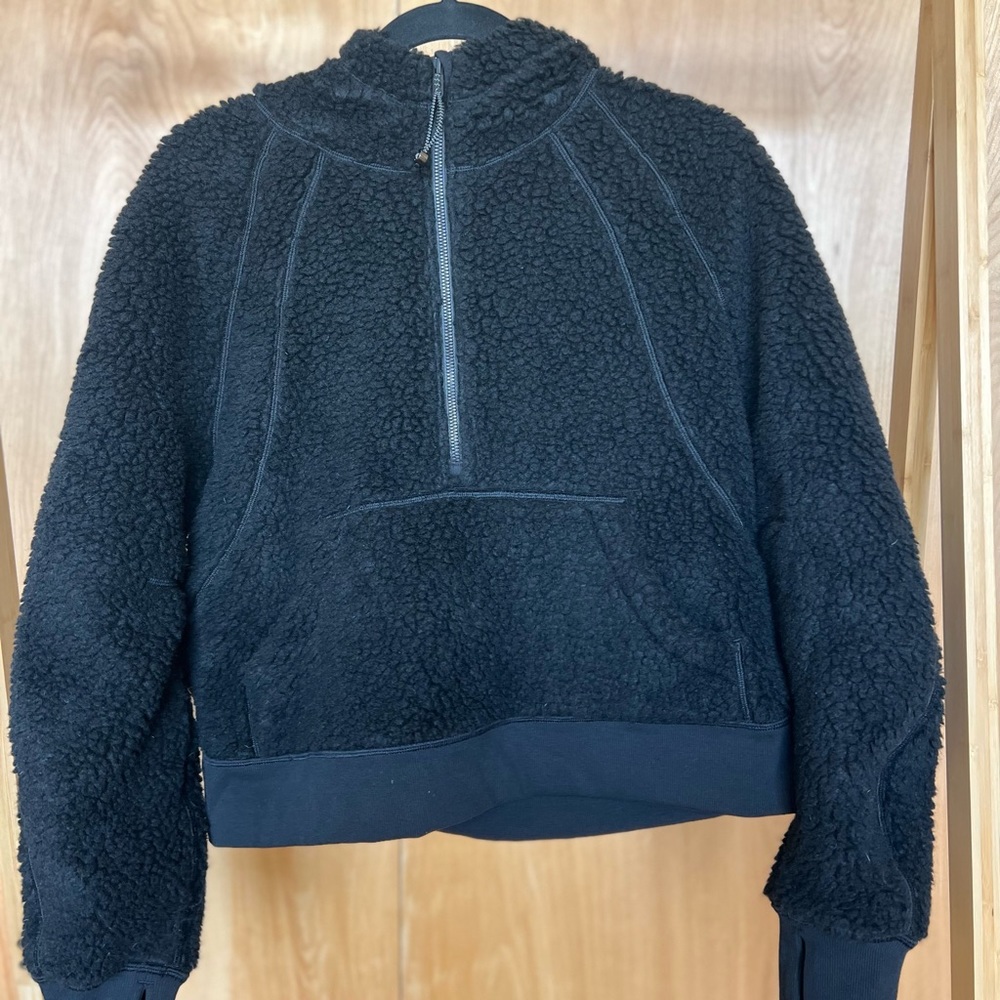 Scuba oversized sherpa 1/2 zip